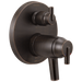 Delta Trinsic T27T959 Contemporary Two Handle TempAssure 17T Series Valve Trim with 6-Setting Integrated Diverter, Venetian Bronze