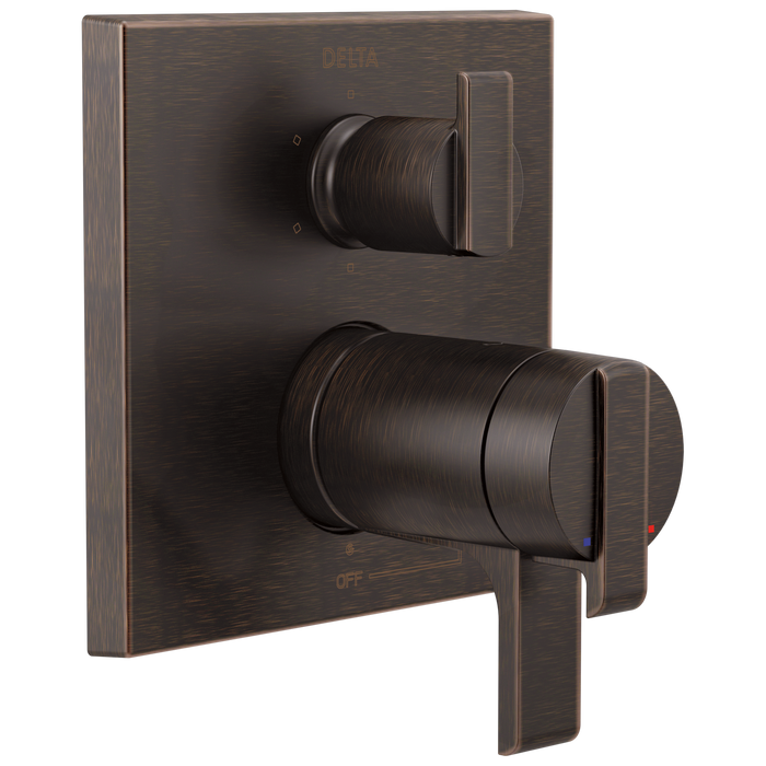 Delta Ara:T27T967 Angular Modern TempAssure 17T Series Valve Trim with 6-Setting Integrated Diverter