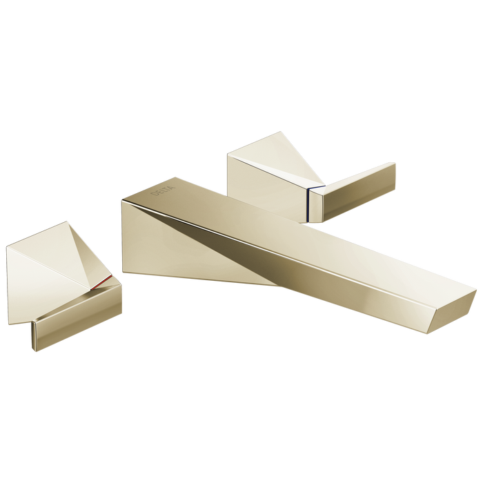 Two Handle Wall Mount Bathroom Faucet Trim