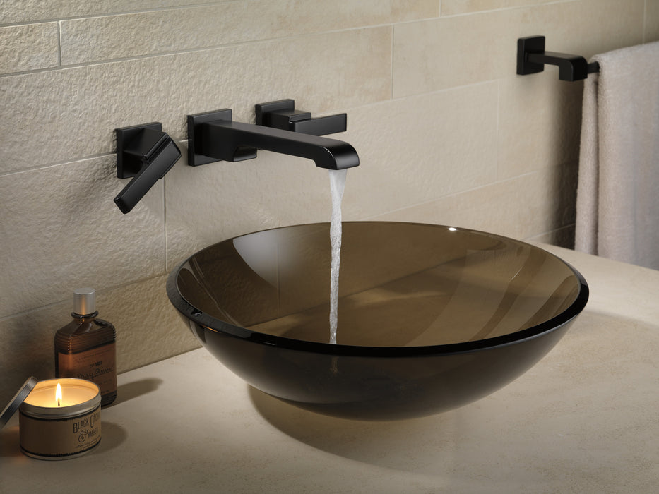 Delta Ara:T3567LF Two Handle Wall Mount Bathroom Faucet Trim