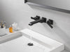 Delta Ara:T3567LF Two Handle Wall Mount Bathroom Faucet Trim