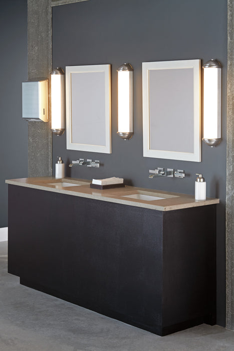 Delta Ara:T3568LF Two Handle Wall Mount Channel Bathroom Faucet Trim