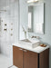 Delta Ara:T3568LF Two Handle Wall Mount Channel Bathroom Faucet Trim
