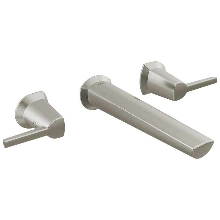 Two Handle Wall Mount Bathroom Faucet