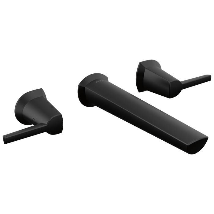Two Handle Wall Mount Bathroom Faucet