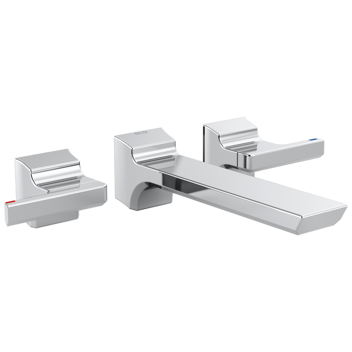 Two Handle Wall Mount Bathroom Faucet Trim