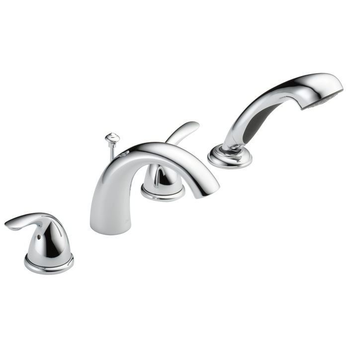 Delta Classic:T4705 Roman Tub with Hand Shower Trim