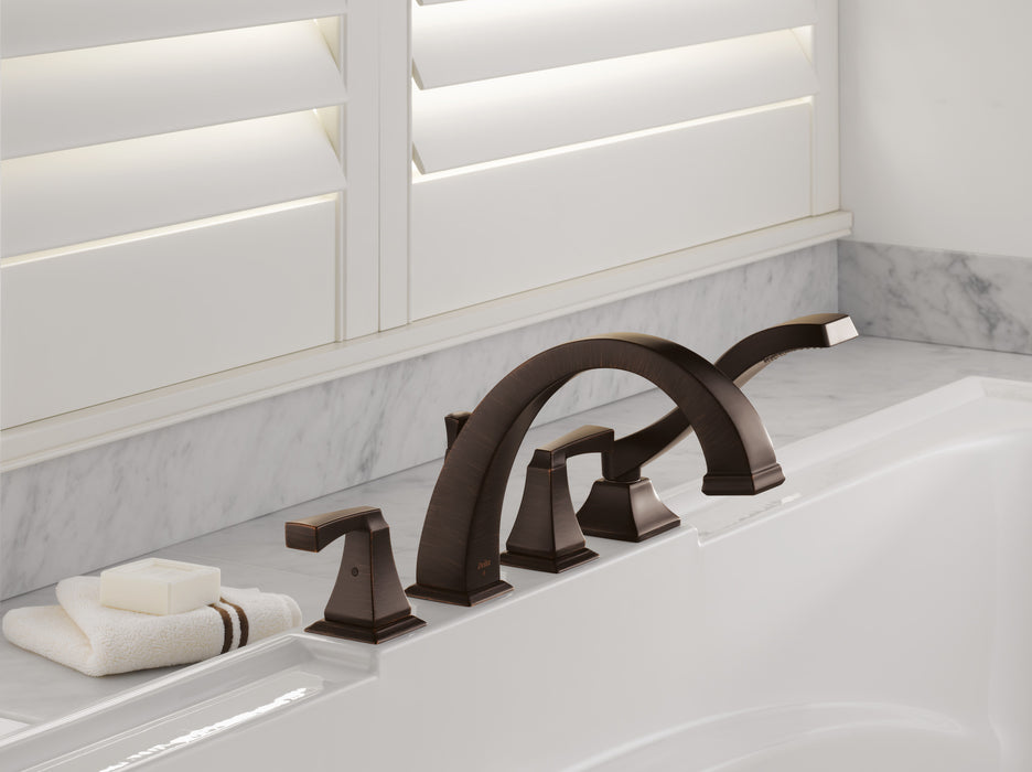 Delta Dryden:T4751 Roman Tub with Hand Shower Trim