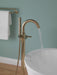 Delta Trinsic T4759 Single Handle Floor Mount Tub Filler Trim with Hand Shower