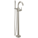 Delta Trinsic:T4759 Single Handle Floor Mount Tub Filler Trim with Hand Shower