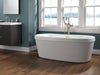 Delta Trinsic:T4759 Single Handle Floor Mount Tub Filler Trim with Hand Shower