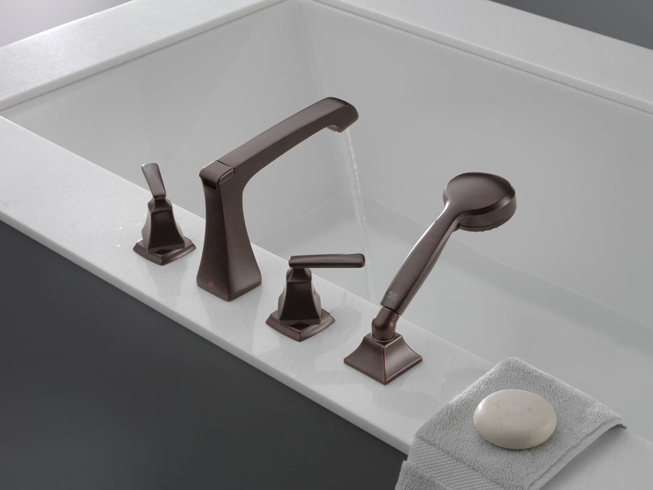 Delta Ashlyn:T4764 Roman Tub with Hand Shower Trim
