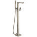 Delta Ara:T4767 Single Handle Floor Mount Tub Filler Trim with Hand Shower