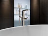 Delta Ara:T4767 Single Handle Floor Mount Tub Filler Trim with Hand Shower