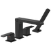 Delta Ara T4767 Roman Tub with Hand Shower Trim, Matte Black
