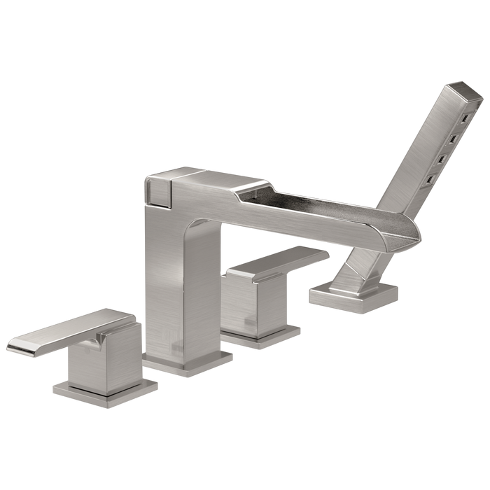 Delta Ara:T4768 Channel Roman Tub With Hand Shower Trim