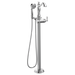 Delta Cassidy T4797 Single Handle Floor Mount Tub Filler Trim with Hand Shower - Less Handle