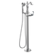 Delta Cassidy T4797 Single Handle Floor Mount Tub Filler Trim with Hand Shower - Less Handle