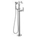Delta Cassidy T4797 Single Handle Floor Mount Tub Filler Trim with Hand Shower - Less Handle