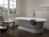 Delta Cassidy:T4797 Single Handle Floor Mount Tub Filler Trim with Hand Shower - Less Handle