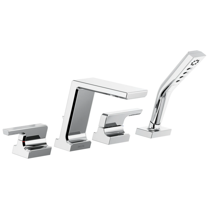 Roman Tub with Hand Shower Trim