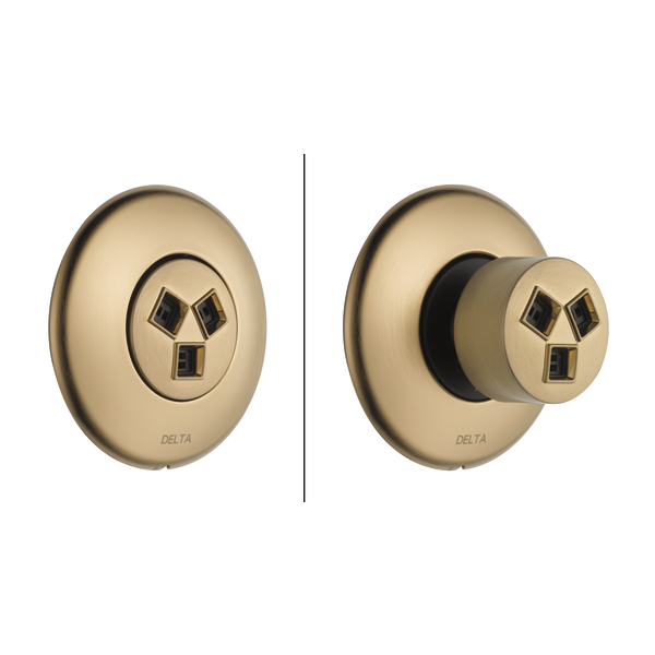 Delta T50010 HydraChoice Round Body Spray Trim, Champagne Bronze