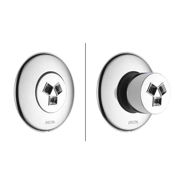 Delta:T50010 HydraChoice Round Body Spray Trim
