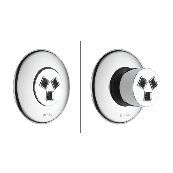 Delta:T50010 HydraChoice Round Body Spray Trim