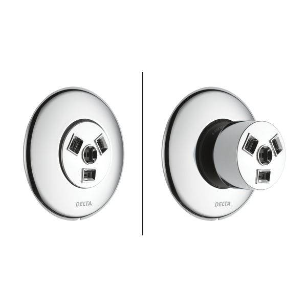 Delta:T50010 HydraChoice Round Body Spray Trim