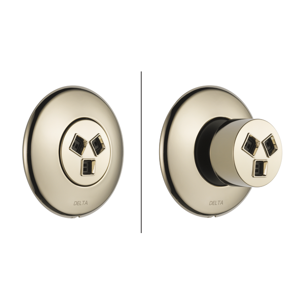 Delta T50010 HydraChoice Round Body Spray Trim, Polished Nickel