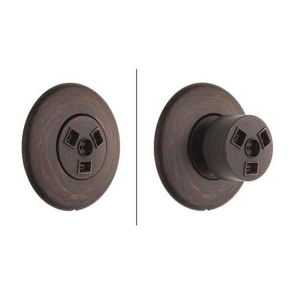 Delta:T50010 HydraChoice Round Body Spray Trim