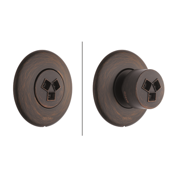 Delta:T50010 HydraChoice Round Body Spray Trim