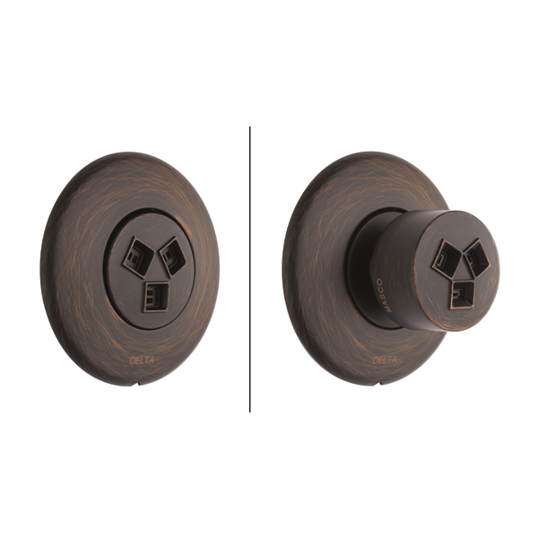 Delta:T50010 HydraChoice Round Body Spray Trim