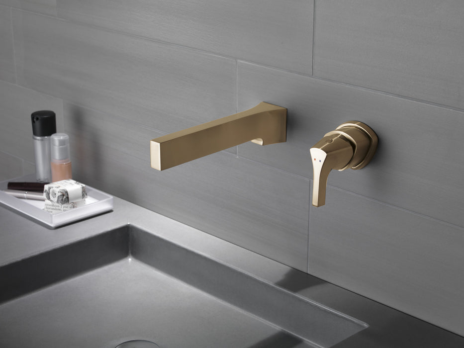 Delta Zura T574LF Single Handle Wall Mount Bathroom Faucet Trim