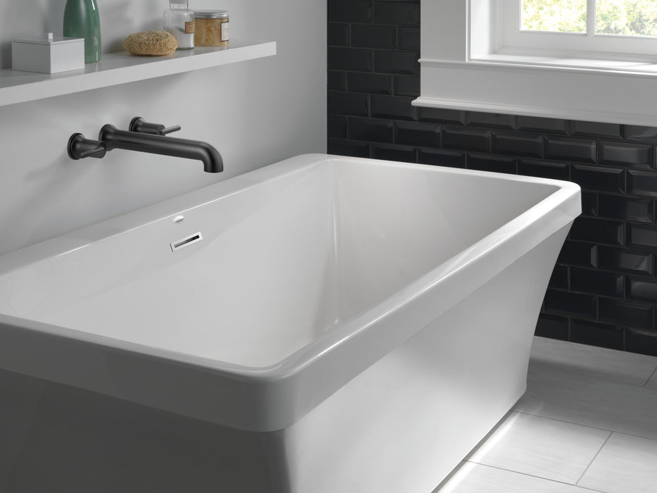Delta Trinsic T5759 Wall Mounted Tub Filler, Matte Black