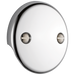 Delta Universal Showering Components U2693 Overflow Plate - 2 Hole Tub Drain