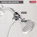 Delta Universal Showering Components U4922 Shower Arm Diverter for Hand Shower