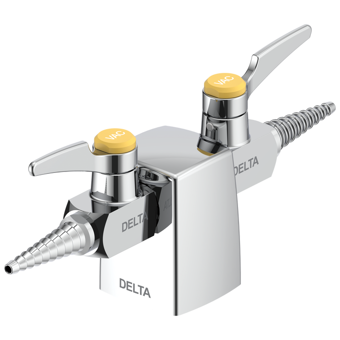 Delta Commercial W62 Series Ball Valve: Deck Mount Turret Ball Valve Hose Cocks at 180 Degrees