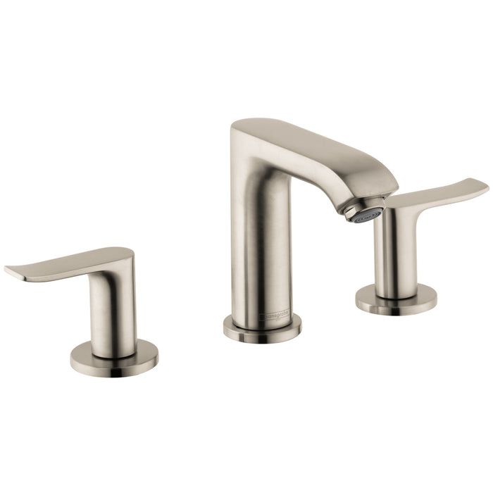 hansgrohe Metris Widespread Faucet 100 with Pop-Up Drain, 0.5 GPM