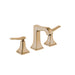 hansgrohe Metropol Classic Widespread Faucet 110 with Lever Handles and Pop-Up Drain, 1.2 GPM