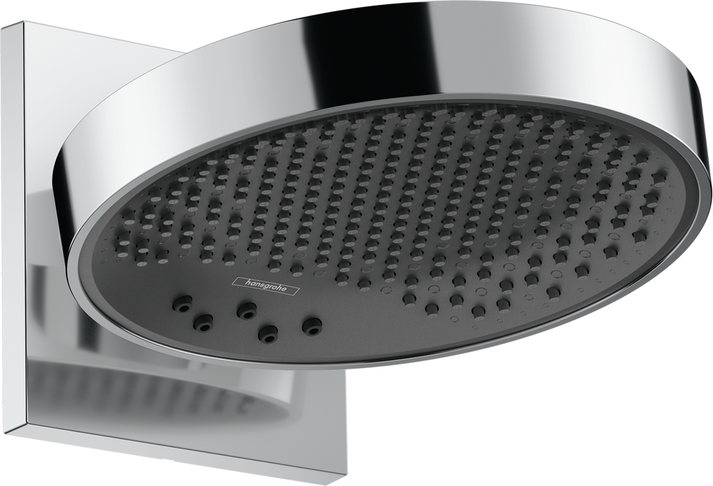hansgrohe Rainfinity Showerhead 250 3-Jet with Wall Connector Trim, 1.75 GPM