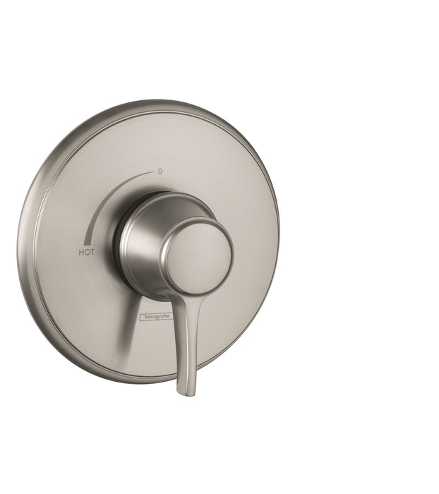 hansgrohe Ecostat Classic Pressure Balance Trim, Round