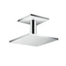AXOR ShowerSolutions Showerhead 250 Square 2-Jet Ceiling Connection, 1.75 GPM