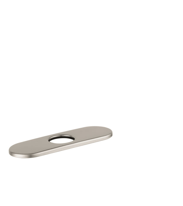 hansgrohe C Accessories Base Plate for Traditional Single-Hole Faucets, 6"