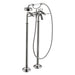 AXOR Montreux 2-Handle Freestanding Tub Filler Trim with Lever Handles and 1.8 GPM Handshower