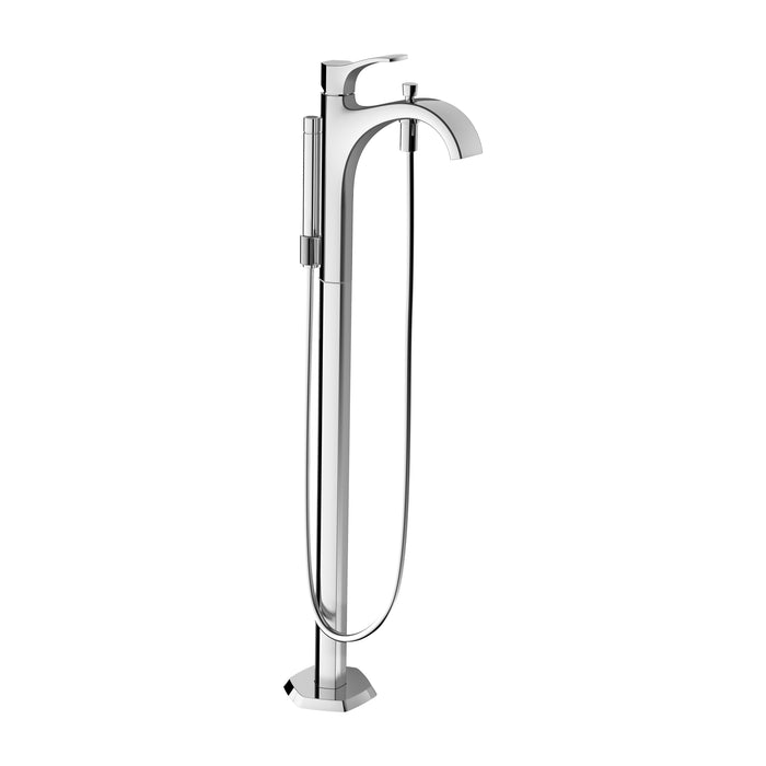 hansgrohe Locarno Freestanding Tub Filler Trim with 1.75 GPM Handshower