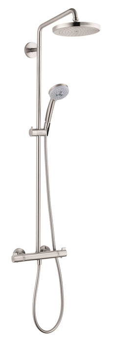 hansgrohe Croma Showerpipe 220 1-Jet, 2.5 GPM