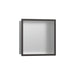 hansgrohe XtraStoris Individual Wall Niche Brushed Stainless Steel with Design Frame 12"x 12"x 4"