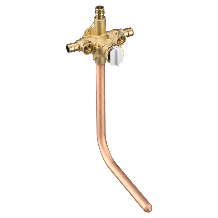 Includes bulk pack Posi-Temp(R) 1/2" cold expansion PEX connection pressure balancing