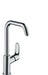 hansgrohe Focus Single-Hole Faucet 240 with Swivel Spout and Pop-Up Drain, 1.2 GPM
